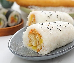 用豆腐皮做饭团的做法