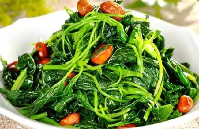 豆腐拌花生菠菜的做法