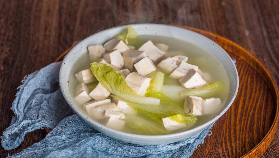 大厨鸡汤白菜豆腐的做法