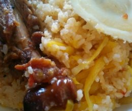 新疆抓饭电饭锅做法鸡蛋