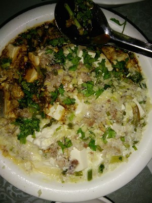肉末蒸蛋臭豆腐的做法