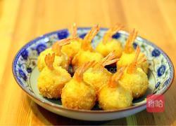 土豆黄金虾球的做法