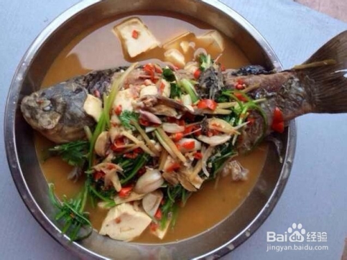 豆腐红烧花鲢鱼的做法