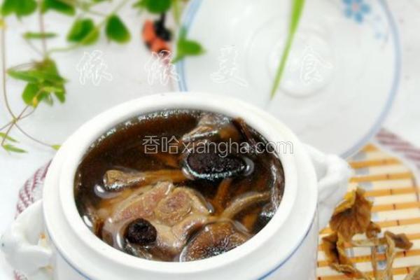 茶树菇排骨螺肉汤的做法