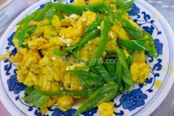 辣子炒鸡蛋酥脆的做法