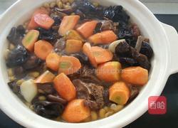 醋溜排骨炖黄豆的做法