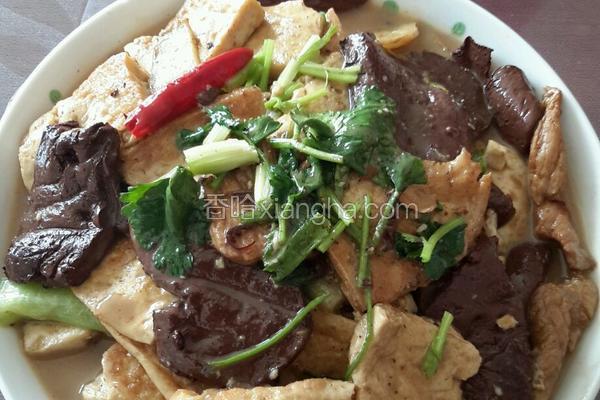 猪血豆腐猪肉的做法大全