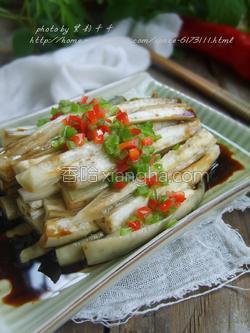 清蒸目鱼茄子的做法