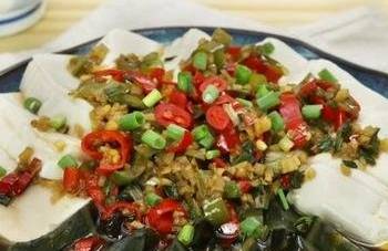 下酒菜煮豆腐的做法