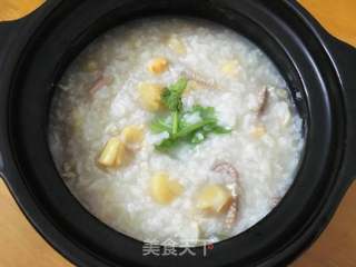 排骨鱿鱼豆干粥的做法