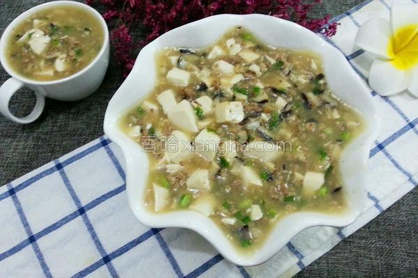 香菇牛奶豆腐羹的做法