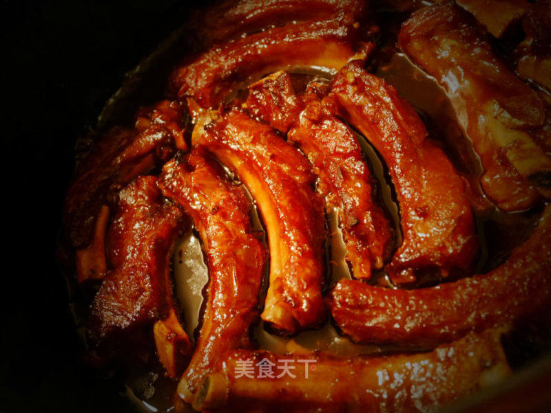 烧烤酱蜜汁排骨的做法