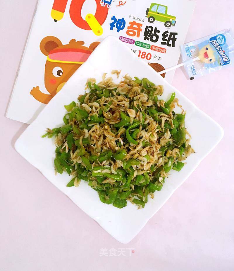 虾皮炒青椒鸡蛋做法