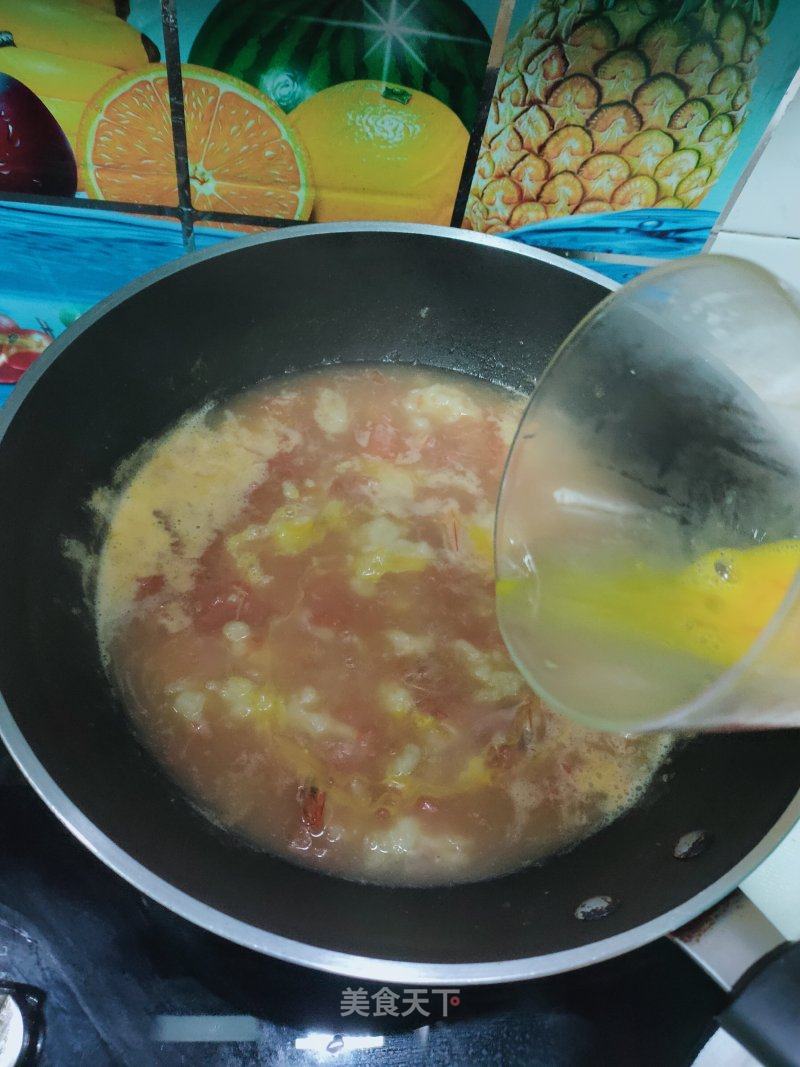 食物西红柿虾仁汤的做法