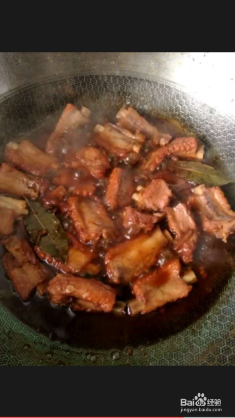 红烧排骨简易版本的做法