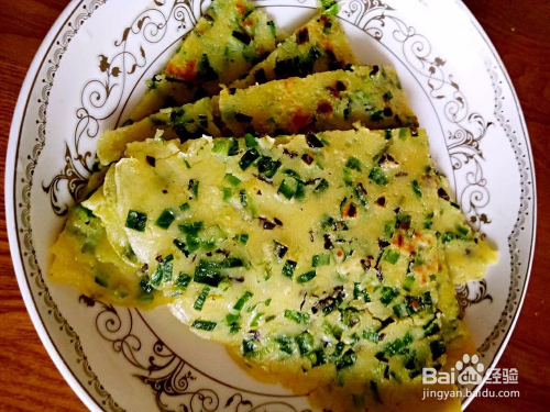 蒿蒿鸡蛋饼做法大全