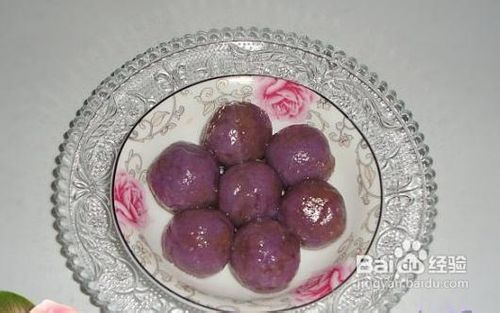 紫薯馅汤圆的做法