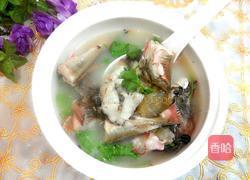 海蓝鱼煮冬菜的做法