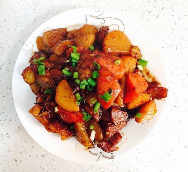 鸡块排骨炒土豆的做法大全