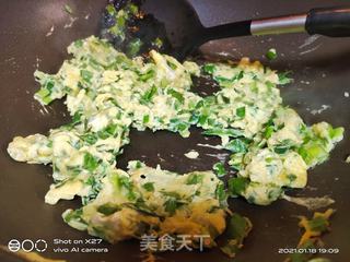 番茄韭菜鸡蛋炒饭的做法