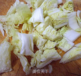 腐竹豆腐炖白菜的做法