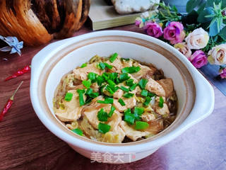 腐竹豆腐炖白菜的做法