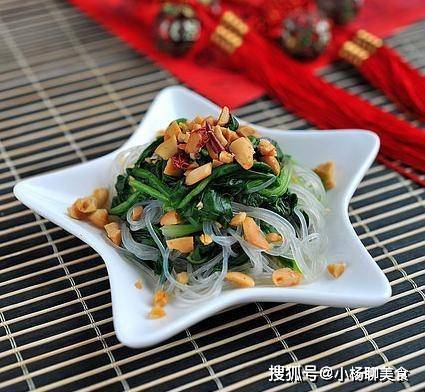 日式豆腐拌菠菜的做法