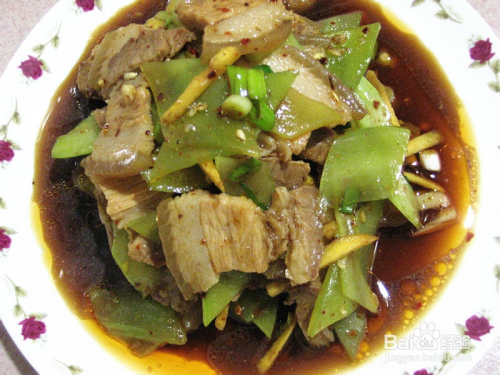 拌白肉的做法视频