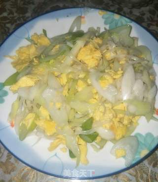 大葱炒鸡蛋农家特色做法