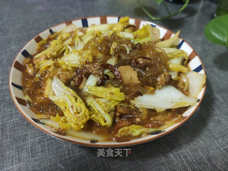 猪肉粉条鸡蛋炒菜的做法