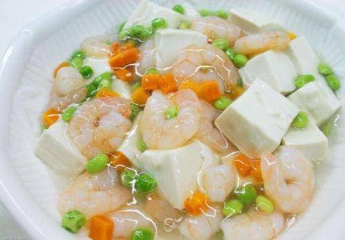 豆腐虾仁米饭汤的做法