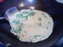 油煎菠菜鸡蛋做法窍门图片