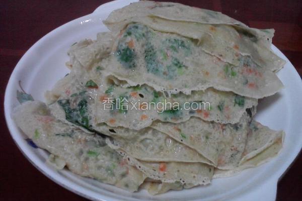 油煎菠菜鸡蛋做法窍门图片