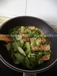 上海青烧豆腐的做法