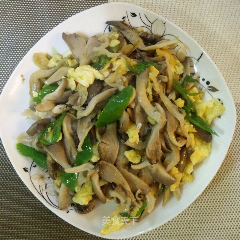 平菇鸡蛋的做法