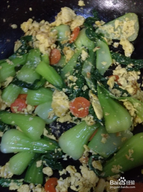 泡青菜炒鸡蛋做法视频