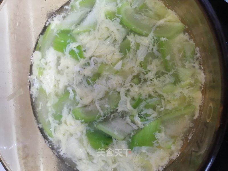 丝瓜打汤鸡蛋的做法