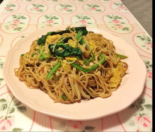 炒面皮不放鸡蛋做法