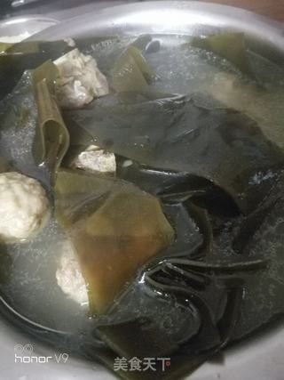 饺子丸子海带汤的做法