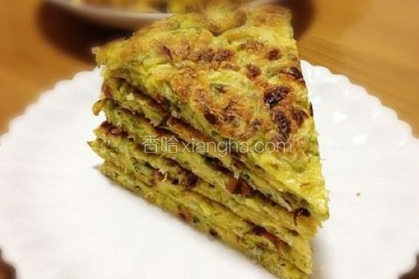 杨槐花鸡蛋饼做法