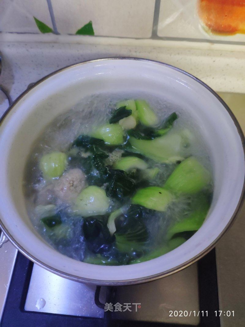米汤青菜做汤的做法