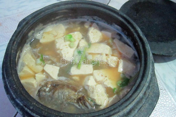 夜宵砂锅豆腐的做法