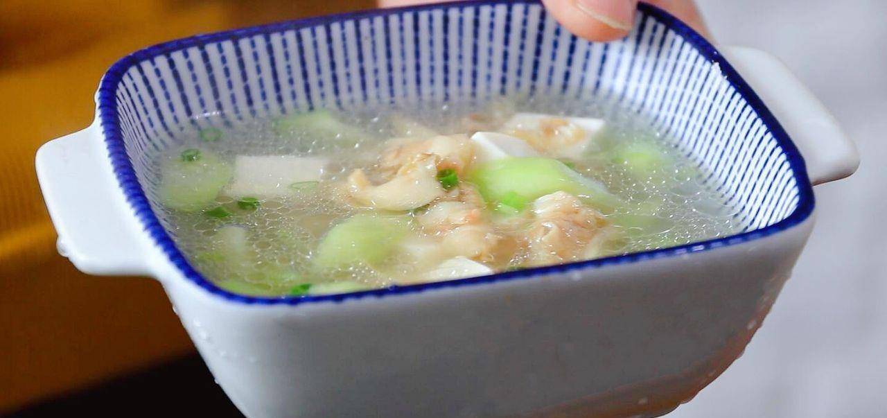 豆腐无肉沫汤的做法