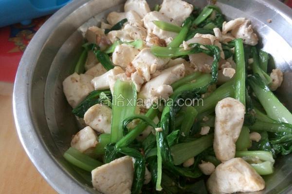 白菜豆腐肉段的做法
