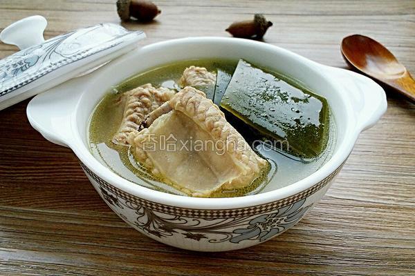 排骨南瓜炖海带的做法