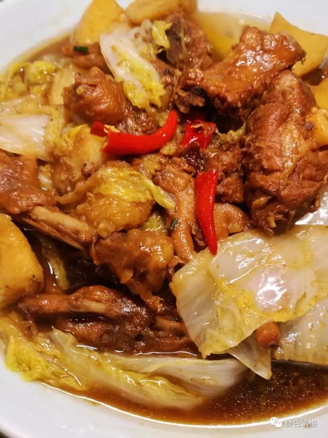 排骨顿鸡大腿的做法