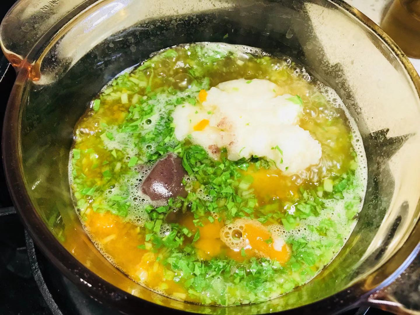 牛骨汤煮汤圆的做法