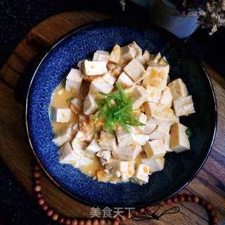 蛋黄豆腐的家庭做法