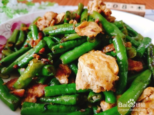 鸡蛋炒豆角豆腐的做法