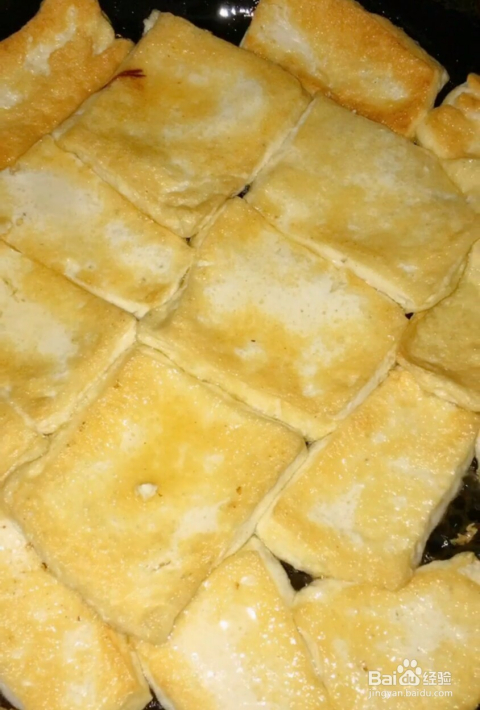 小葱煎炒豆腐的做法